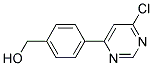 [4-(6-Chloro-pyrimidin-4-yl)-phenyl]-methanol 结构式