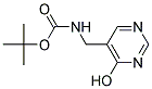 tert-butyl [(4-hydroxypyrimidin-5-yl)methyl]carbamate 结构式