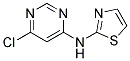 (6-Chloro-pyrimidin-4-yl)-thiazol-2-yl-amine 结构式