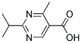 4-methyl-2-(1-methylethyl)pyrimidine-5-carboxylic acid 结构式