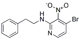 (4-Bromo-3-nitro-pyridin-2-yl)-phenethyl-amine 结构式