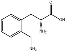 (R)-2-氨基-3-(2-(氨基甲基)苯基)丙酸 结构式