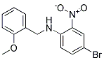 (4-Bromo-2-nitro-phenyl)-(2-methoxy-benzyl)-amine 结构式