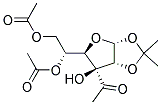 3,5,6-O-triacetyl-1,2-O-Isopropylidene-a-D-glucofuranose 结构式