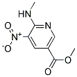 6-Methylamino-5-nitro-nicotinic acid methyl ester 结构式