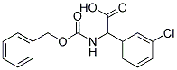 {[(benzyloxy)carbonyl]amino}(3-chlorophenyl)acetic acid 结构式