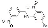 (5-Bromo-2-nitro-phenyl)-(3-nitro-benzyl)-amine 结构式