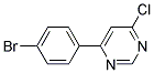 4-(4-bromophenyl)-6-chloropyrimidine 结构式