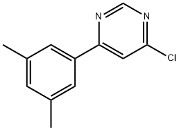 4-氯-6-(3,5-二甲基苯基)嘧啶 结构式