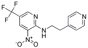 (3-Nitro-5-trifluoromethyl-pyridin-2-yl)-(2-pyridin-4-yl-ethyl)-amine 结构式