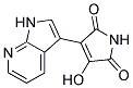 3-hydroxy-4-(1H-pyrrolo[2,3-b]pyridin-3-yl)-1H-pyrrole-2,5-dione 结构式