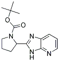 tert-butyl 2-(3H-imidazo[4,5-b]pyridin-2-yl)pyrrolidine-1-carboxylate 结构式