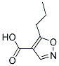 5-propylisoxazole-4-carboxylic acid 结构式