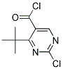 4-tert-butyl-2-chloropyrimidine-5-carbonyl chloride 结构式