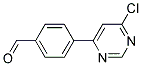 4-(6-Chloro-pyrimidin-4-yl)-benzaldehyde 结构式