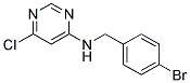 (4-Bromo-benzyl)-(6-chloro-pyrimidin-4-yl)-amine 结构式
