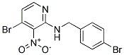 (4-Bromo-benzyl)-(4-bromo-3-nitro-pyridin-2-yl)-amine 结构式