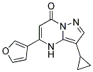 3-cyclopropyl-5-furan-3-ylpyrazolo[1,5-a]pyrimidin-7(4H)-one 结构式