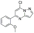 7-chloro-5-(2-methoxyphenyl)pyrazolo[1,5-a]pyrimidine 结构式