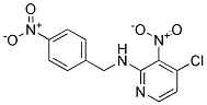 (4-Chloro-3-nitro-pyridin-2-yl)-(4-nitro-benzyl)-amine 结构式