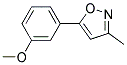5-(3-methoxyphenyl)-3-methylisoxazole 结构式