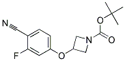 3-(4-Cyano-3-fluoro-phenoxy)-azetidine-1-carboxylic acid tert-butyl ester 结构式