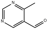 4-METHYLPYRIMIDINE-5-CARBALDEHYDE 结构式