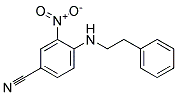 3-Nitro-4-phenethylamino-benzonitrile 结构式