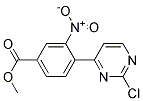 4-(2-Chloro-pyrimidin-4-yl)-3-nitro-benzoic acid methyl ester 结构式