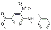 6-(2-Methyl-benzylamino)-5-nitro-nicotinic acid methyl ester 结构式