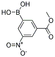 3-CARBOMETHOXY-5-NITROPHENYLBORONIC ACID 结构式