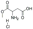 DL-Aspartic Acid Methyl Ester Hcl 结构式