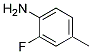 3-Fluoro-4-Amino Toluene 结构式