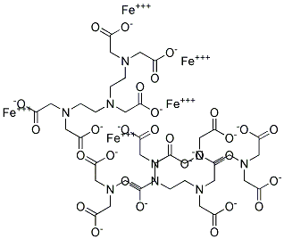 Diethylenetriaminepentaacetic acid, iron salt 结构式