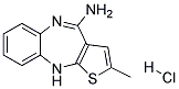 4-Amino-2-methyl-10H-thieno [2,3-b] [1,5] benxodiazepine hydrochloride 结构式