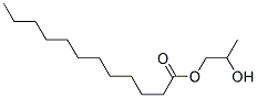 2-Hydroxypropyl dodecanoate 结构式