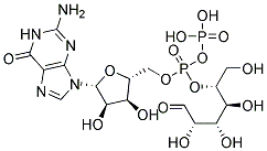 Guanosine 5'-diphospho-D-mannose 结构式