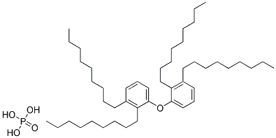 Dinonylphenol, ethoxylated and phosphated 结构式