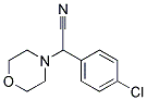 2-(P-CHLOROPHENYL)-2-MORPHOLINOACETONITRILE 结构式