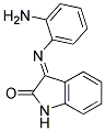 3-(O-AMINOPHENYLIMINO)-2-INDOLINONE 结构式