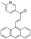 3-(9-ANTHRYL)-1-(6-METHYL-3-PYRIDYL)-2-PROPEN-1-ONE 结构式