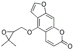 4-((3,3-DIMETHYL-2-OXIRANYL)METHOXY)FURO(3,2-G)CHROMEN-7-ONE 结构式