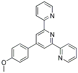 4-(P-METHOXYPHENYL)-2,6-DI(2-PYRIDYL)PYRIDINE 结构式