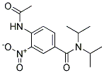 4-ACETAMIDO-N,N-DIISOPROPYL-3-NITROBENZAMIDE 结构式