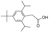 4-TERT-BUTYL-2,6-DIISOPROPYLPHENYLACETATE 结构式
