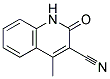 4-METHYL-2-OXO-1,2-DIHYDRO-3-QUINOLINECARBONITRILE 结构式