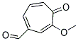 6-METHOXY-5-OXO-1,3,6-CYCLOHEPTATRIENECARBALDEHYDE 结构式