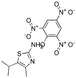 5-ISOPROPYL-4-METHYL-2-THIAZOLAMINEPICRATE 结构式