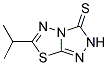 6-ISOPROPYL-1,2,4-TRIAZOLO(3,4-B)(1,3,4)THIADIAZOLE-3(2H)-THIONE 结构式