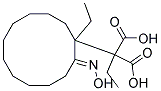 DIETHYL(2-(HYDROXYIMINO)CYCLODODECYL)MALONATE 结构式